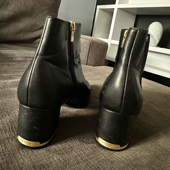 Calvin Klein Heeled Booties - Picture 2 of 6